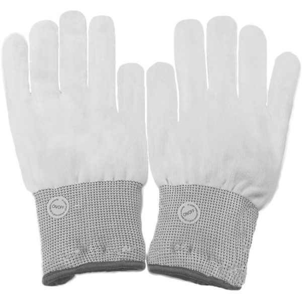 1 Pairs Hand Bones LED Glowing Gloves, Size: XL (Colorful) - Image 2