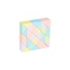 Children Puzzle Toy Color Variety Segment Magic Ruler, Spec: Macaron-36 Sections