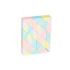 Children Puzzle Toy Color Variety Segment Magic Ruler, Spec: Macaron-48 Sections