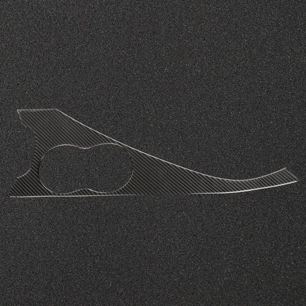Car Water Cup Holder Panel Carbon Fiber Decorative Stickers For Infiniti Q50L / Q60, Drive On The Left - Image 5
