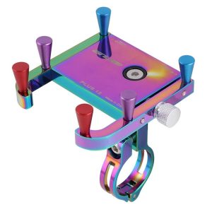 GUB Plus 12 Mountain Bike Aluminum Alloy Electric Plated Colorful Mobile Phone Frame (Colorful)