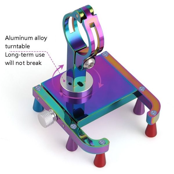 GUB Plus 12 Mountain Bike Aluminum Alloy Electric Plated Colorful Mobile Phone Frame (Colorful) - Image 4