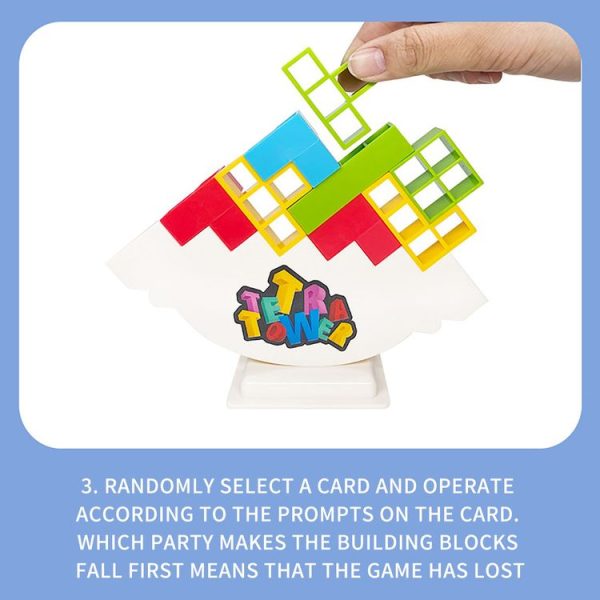 Balance Game Stacking Block Tabletop Interaction Toy - Image 6