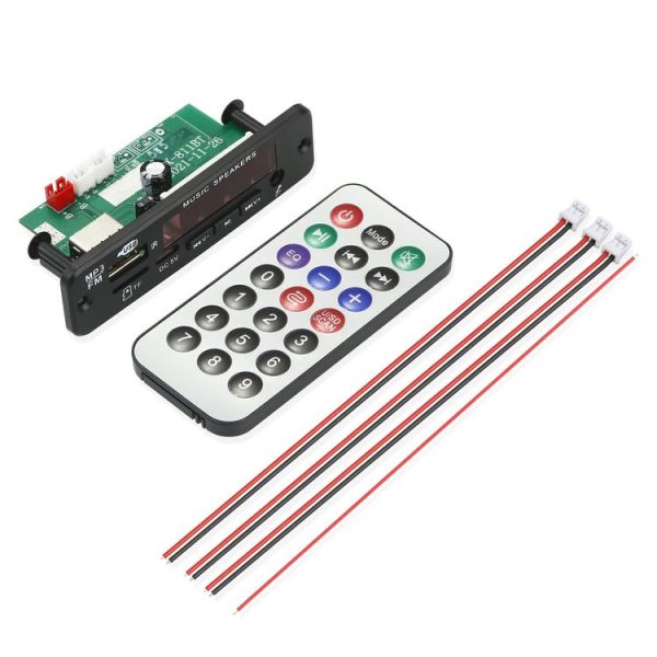 811BT 12V 2 x 20W Amplifier Bluetooth MP3 Decoding Board (Black) - Image 3