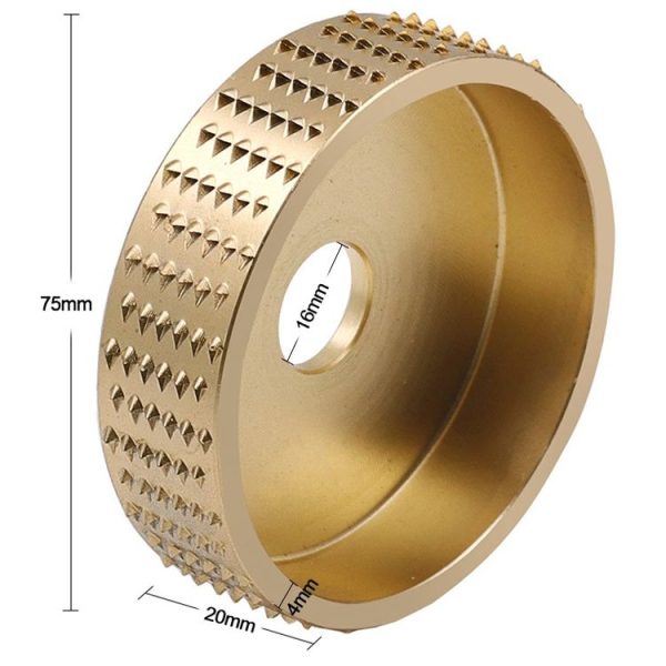 Corner Grinder Polishing Plate Woodworking Polishing Flat Disc (75mm Red) - Image 3