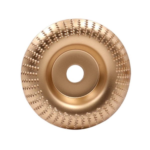 Woodworking Sanding Plastic Stab Discs Hard Round Grinding Wheels For Angle Grinders, Specification: 100mm Rose Gold Curved