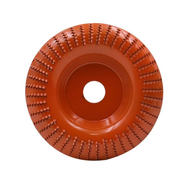 Woodworking Sanding Plastic Stab Discs Hard Round Grinding Wheels For Angle Grinders, Specification: 100mm Orange Curved