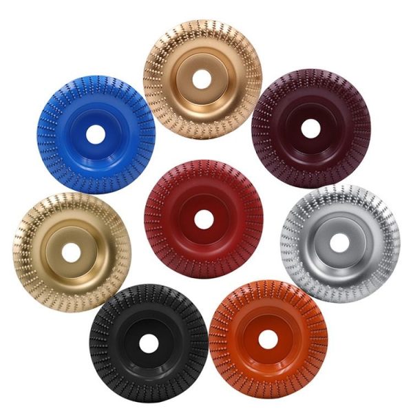 Woodworking Sanding Plastic Stab Discs Hard Round Grinding Wheels For Angle Grinders, Specification: 98mm Silver Plane - Image 3