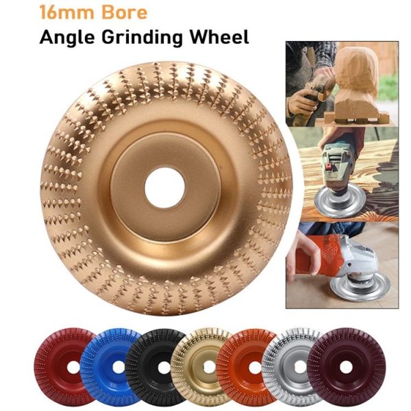 Woodworking Sanding Plastic Stab Discs Hard Round Grinding Wheels For Angle Grinders, Specification: 98mm Silver Plane - Image 6