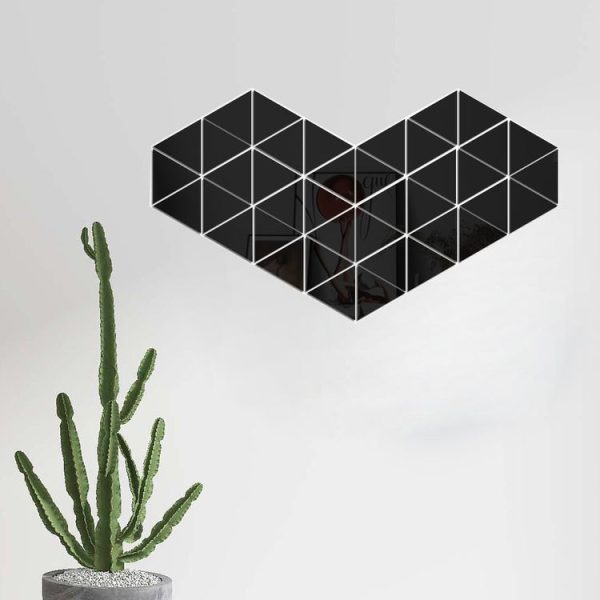 Ym300 16 PCS / Set Home Personal Wall Stickers DIY Acrylic Wall Decorative Mirror (Hexagon Silver) - Image 7