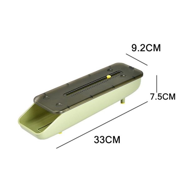 Automatically Fill The Egg Storage Box Refrigerator Fresh-Keeping Box (Bean Green) - Image 7