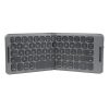 B088 65 Keys Portable Folding Bluetooth Keyboard (Pearley Gray) - Image 4