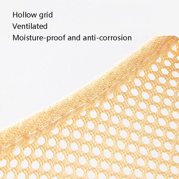 Yq007 Kitchen Multi-Function Wall Hanging Fruits And Vegetables Storage Bags Portable Hollow Mesh Bag (Blue) - Image 4