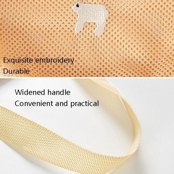 Yq007 Kitchen Multi-Function Wall Hanging Fruits And Vegetables Storage Bags Portable Hollow Mesh Bag (Blue) - Image 5