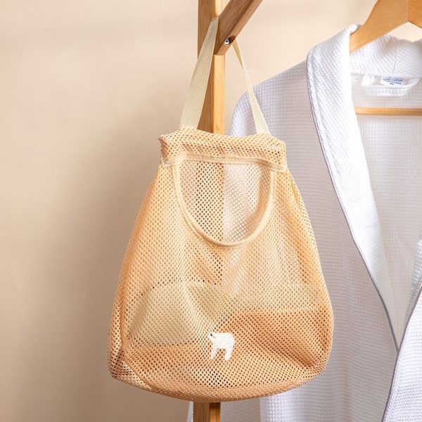 Yq007 Kitchen Multi-Function Wall Hanging Fruits And Vegetables Storage Bags Portable Hollow Mesh Bag (Blue) - Image 7