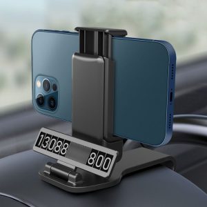Car Dashboard Mobile Phone Holder With Number Plate (Collet Bracket)