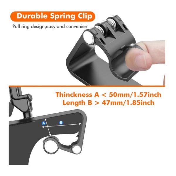 Car Dashboard Mobile Phone Holder With Number Plate (Collet Bracket) - Image 4