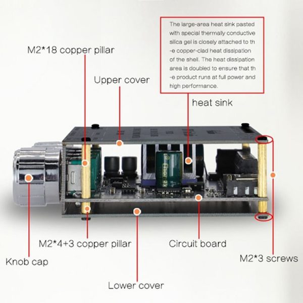 XINYI XY-S100L Sini Audio Channel 2.1 Bluetooth Power Board Module (S100L) - Image 5