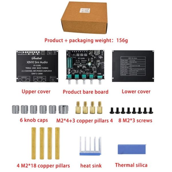 XINYI XY-S100L Sini Audio Channel 2.1 Bluetooth Power Board Module (S100L) - Image 7