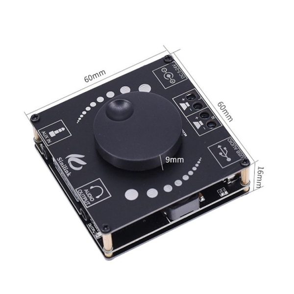 Sinilink AP50H HiFi 2.0 Stereo Bluetooth Digital TPA3116D2 Power Amplifier Board (PCB) - Image 2