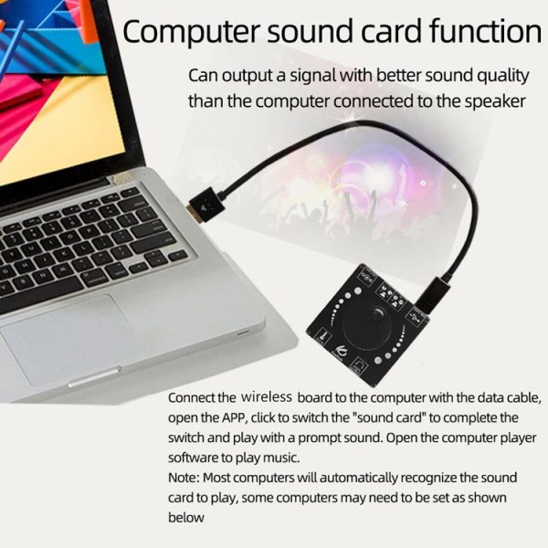 Sinilink AP50H HiFi 2.0 Stereo Bluetooth Digital TPA3116D2 Power Amplifier Board (PCB) - Image 6