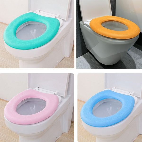 EVA Thermal Adhesive Toilet Seat Washer, Colour: Blue - Image 2