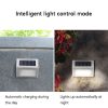 6 LED Solar Stainless Steel Stair Ladder Lamp Wall Light (Warm Light) - Image 4