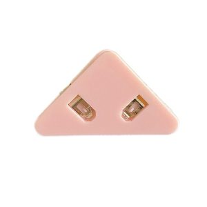 14 PCS Student Test Paper Storage Triangle Book Edge Clip (Solid Pink)