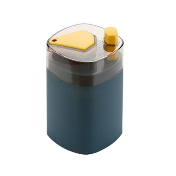MS-263 Press Toothpick Box Kitchen Gadget (Blue Yellow)