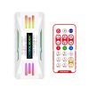 COOLMOON CM-MPAC PWM 5V ARGB Cooling Fan Remote Control For PC Case Chassis, Style: 4 in 1 (White)