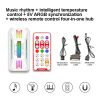COOLMOON CM-MPAC PWM 5V ARGB Cooling Fan Remote Control For PC Case Chassis, Style: 4 in 1 (White) - Image 2