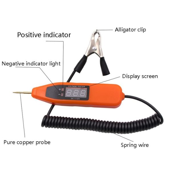 Auto Repair LCD Test Pen Car Circuit Repair Tool (Black) - Image 4