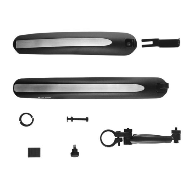 WEST BIKING YP0714018 Bicycle Folding Reflective Mudguard (Black) - Image 2