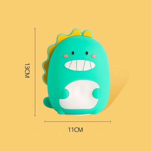 Bedroom Cartoon Dinosaur Silicone Sensor Night Light (Green) - Image 3