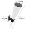 N231 Circular Cone Solar Wall Lamp Outdoor Garden Landscape Light, Style: String Lights - Image 2