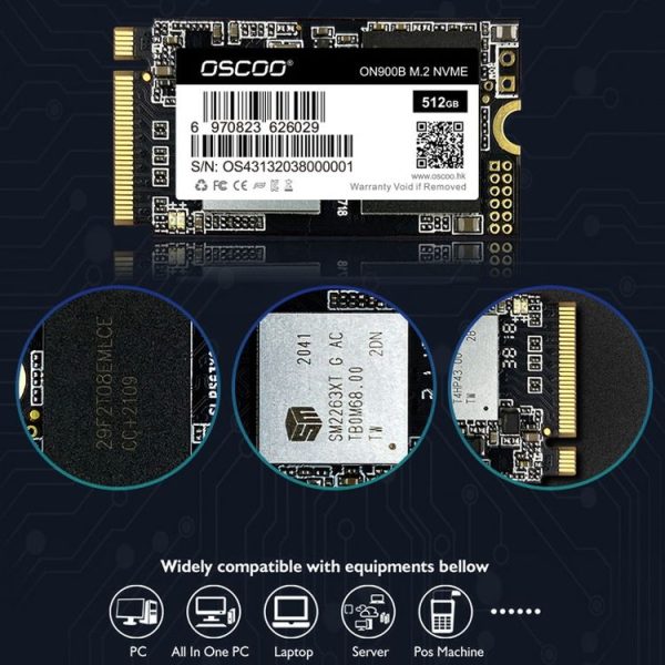 OSCOO ON900B 3x4 High-Speed SSD Solid State Drive, Capacity: 128GB - Image 5