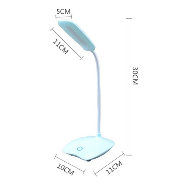 Eye Protection Bedroom Bedside LED Table Lamp (Blue) - Image 3