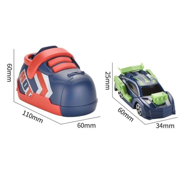 Children Competition Ejection Shoes Toy Car Set (Red) - Image 3