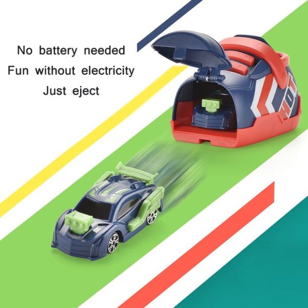Children Competition Ejection Shoes Toy Car Set (Red) - Image 4