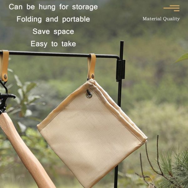 Outdoor Camping Fiberglass Heat Insulation Pad Fireproof Cloth, Size: 50x50cm - Image 5