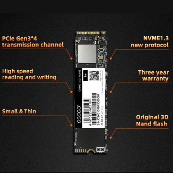 OSCOO ON900 PCIe NVME SSD Solid State Drive, Capacity: 2TB - Image 4