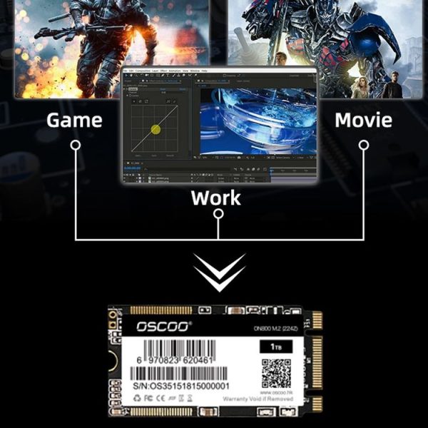 OSCOO ON800 M.2 2242 Computer SSD Solid State Drive, Capacity: 128GB - Image 4