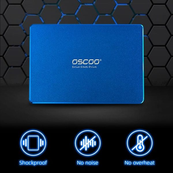 OSCOO SSD-001BLUE 2.5 inch SATA High Speed SSD Solid State Drive, Capacity: 128GB - Image 4