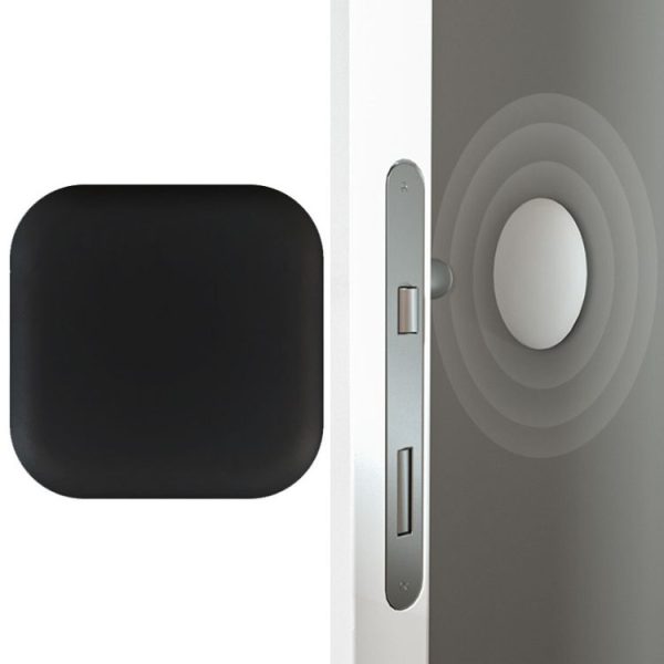 Silent Anti-Collision Silicone Pad For Door Handle, Size: 4.5cm Square Black