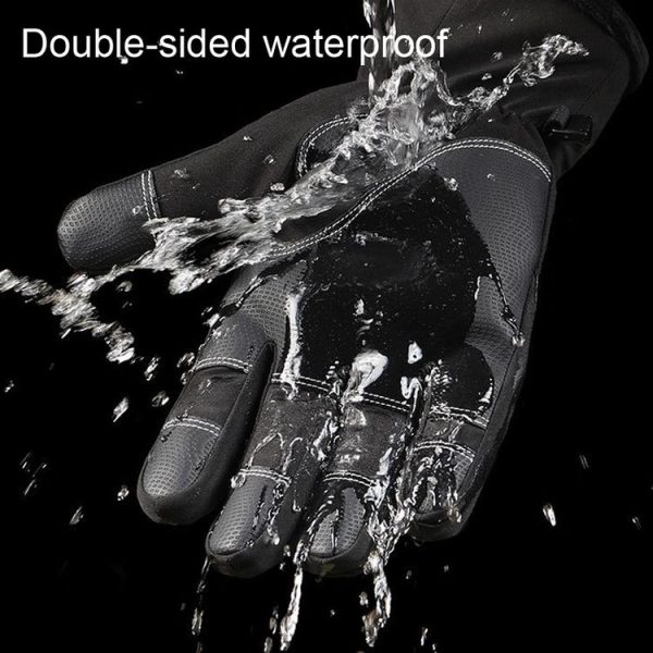 Outdoor Sports Riding Warm Gloves Touch Screen Fingerless Fishing Gloves, Size: L (Grey) - Image 5