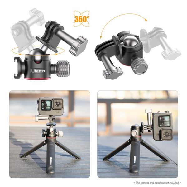 Ulanzi U-130 1 / 4 inch Screw Aluminum Alloy Ball Head - Image 5