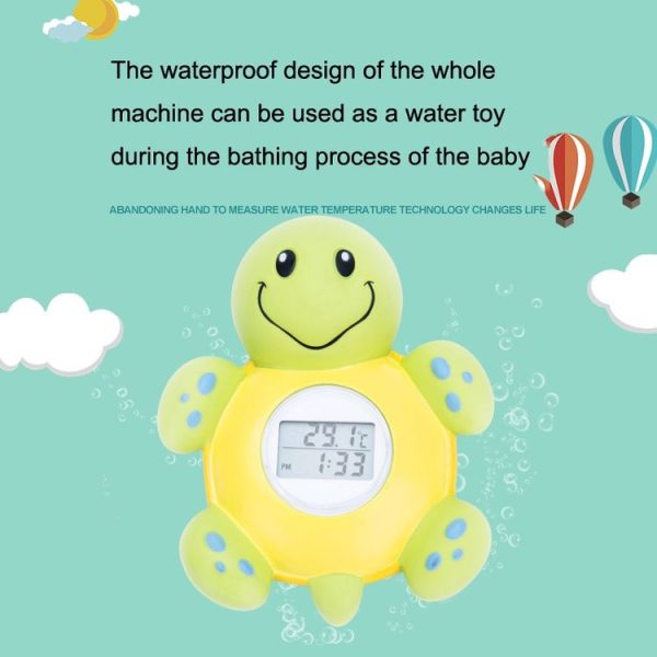 MTY-801 Cartoon Tortoise Children Electronic Water Thermometer (Green) - Image 2