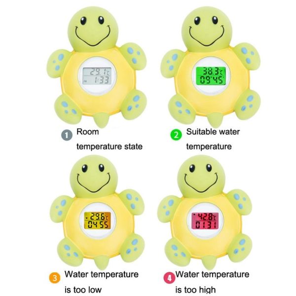 MTY-801 Cartoon Tortoise Children Electronic Water Thermometer (Green) - Image 4