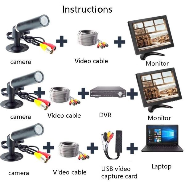 MB18 1000 Line HD Wide-Angle Surveillance Camera, Specification: NTSC - Image 7