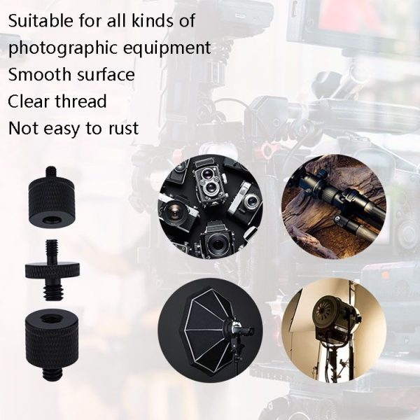 4 PCS Screw Adapter A19 1 / 4 Female to M5 Male Screw - Image 5